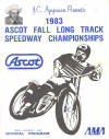 Ascot Speedway November 4, 1983