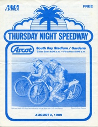 Ascot Speedway - August 3, 1989