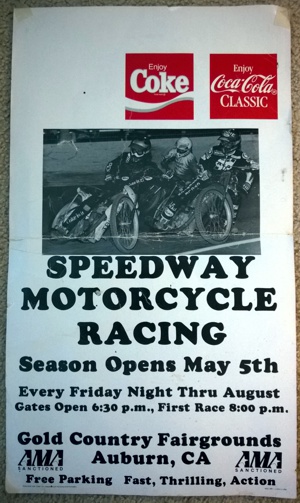 Auburn Speedway 1989 Poster