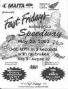 Fast Fridays Speedway 2003