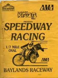 Baylands Speedway September 29, 1985