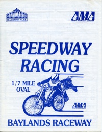 Baylands Speedway July 23, 1987