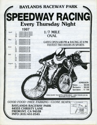 Baylands Speedway August 6, 1987