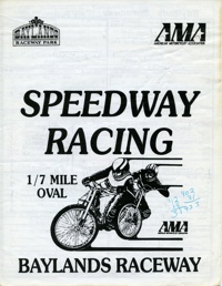 Baylands Speedway August 27, 1987