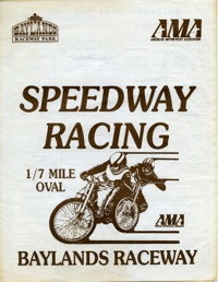 Baylands Speedway September 12, 1987