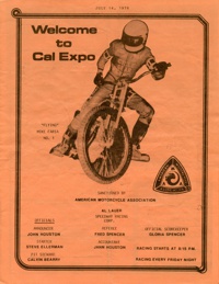 Cal Expo Speedway July 14, 1978 Sacramento, California