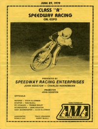 Cal Expo Speedway June 29, 1979 Sacramento, California
