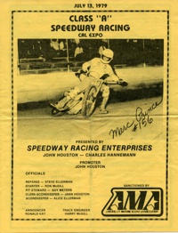 Cal Expo Speedway July 13, 1979 Sacramento, California