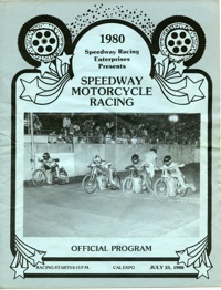 Cal Expo Speedway July 25, 1980 Sacramento, California