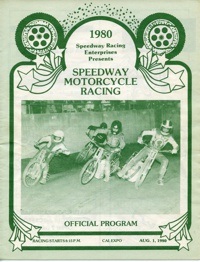 Cal Expo Speedway August 1, 1980 Sacramento, California