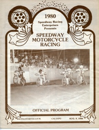 Cal Expo Speedway August 9, 1980 Sacramento, California