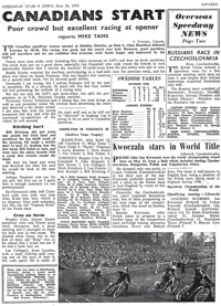 Dundas Speedway June 6, 1959