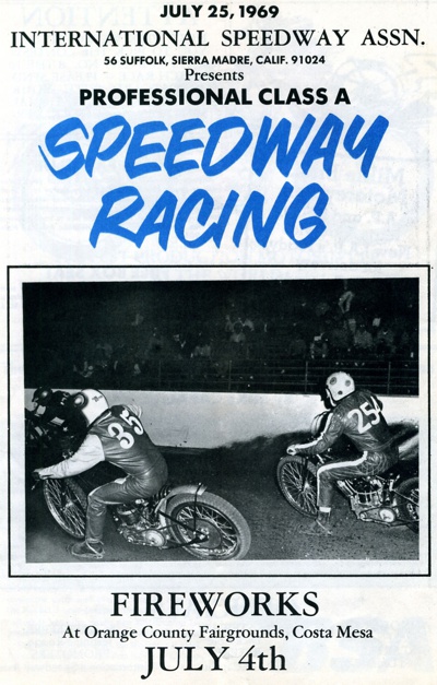 Costa Mesa Speedway 1969
