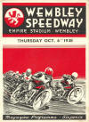 Wembley Speedway 1938