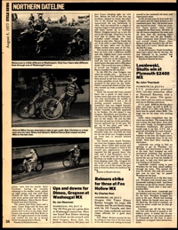 Speedway Racing in Folsom 1977