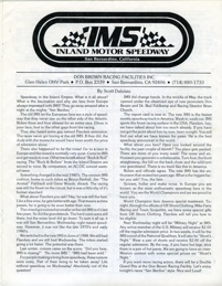 Glen Helen Speedway August 2, 1989