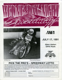 Glen Helen Speedway July 18, 1991