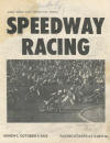 Irwindale Speedway Program October 4, 1970