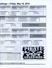 Pirate Speedway - May 16, 2014