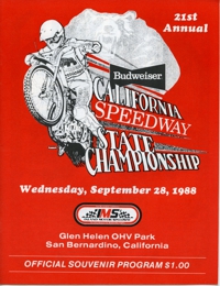 IMS Speedway September 28, 1988