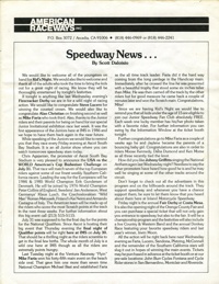 IMS Speedway July 9, 1986