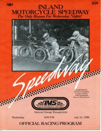 IMS Speedway July 16, 1986