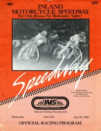 IMS Speedway July 30, 1986