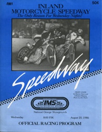IMS Speedway August 20, 1986