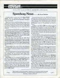 IMS Speedway May 20, 1987
